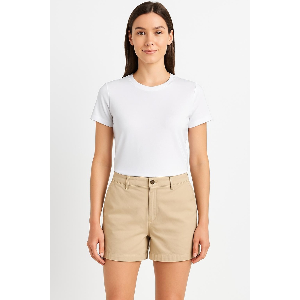 AMAZON ESSENTIALS Khaki Chino Shorts Womens Size 4